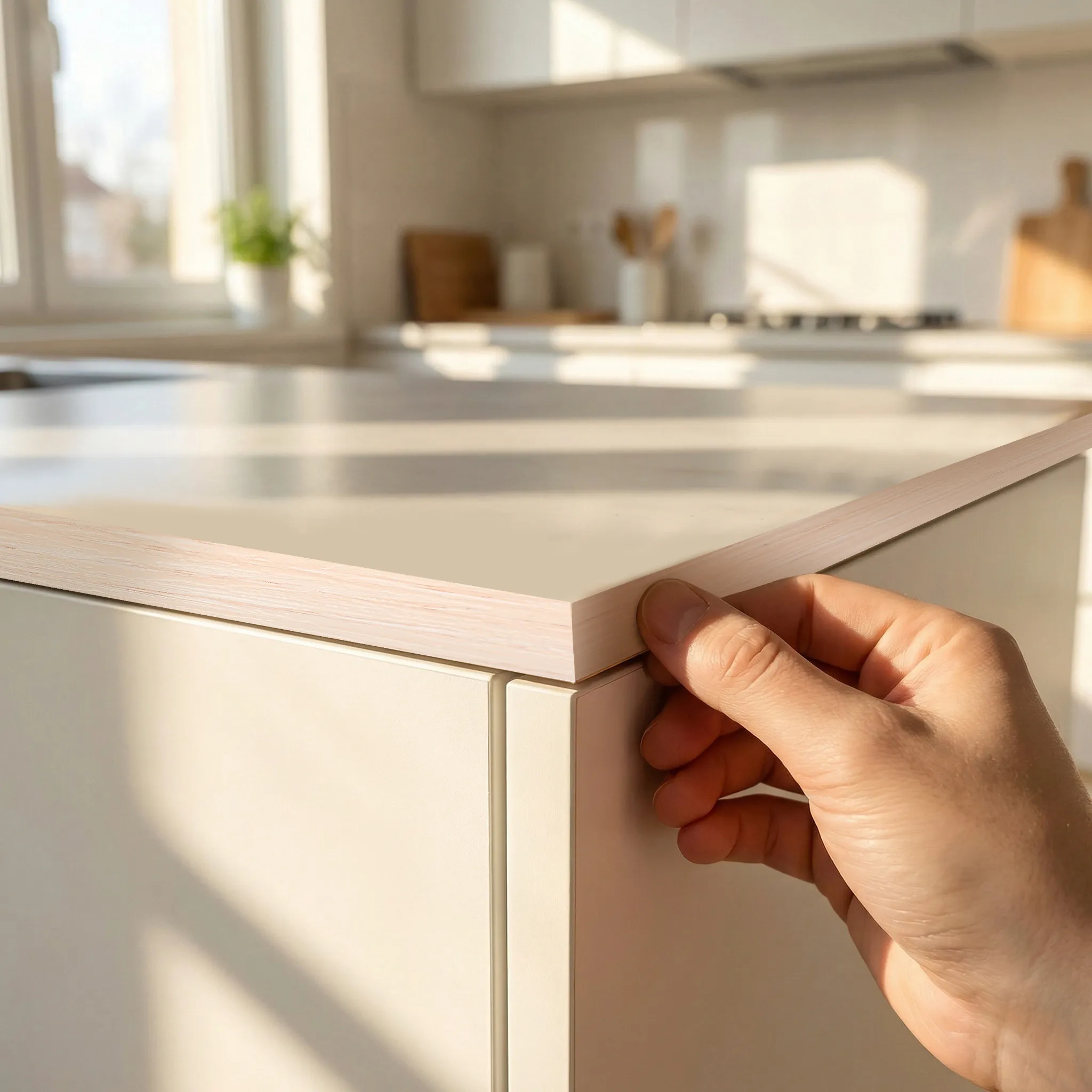Self Adhesive Simulation Wood Grain Edging Strip for Table Countertop Cabinet Door Stair Wall Seam Concealment Decorative Edge
