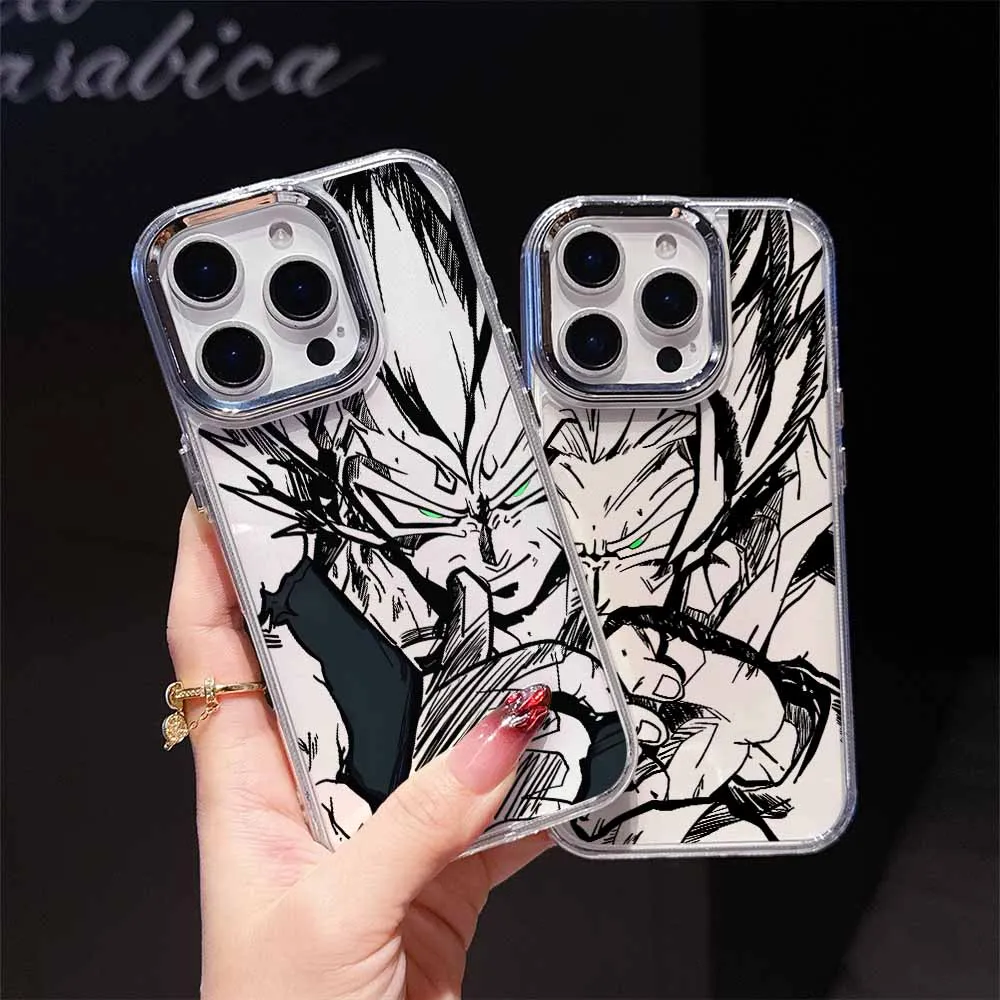 Anime D-Dragons Balls Transparente Handyhülle für Apple iPhone 17 AIR 16E 15 14 13 12 11 Pro Max Plus Cover Funda Silikon Capa