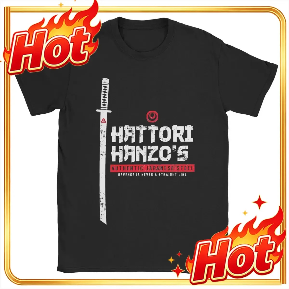 Custom Top Men T-Shirts Hattori Hanzo Kill Bill Novelty Cotton Tee Shirt Short Sleeve T Shirts O Neck Clothes Graphic