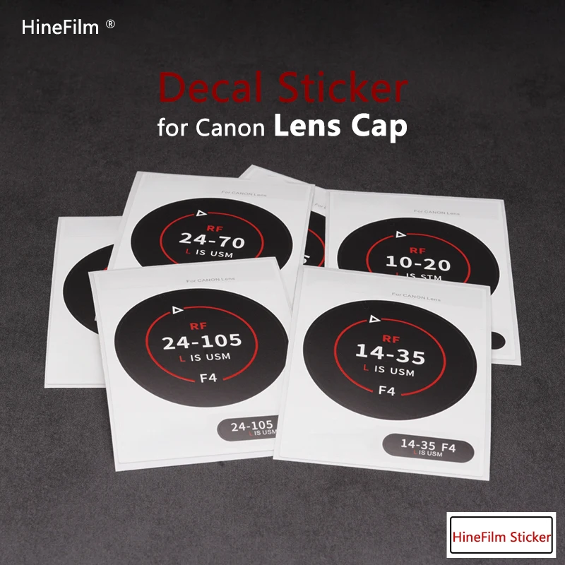 Lens Cap Skin For Canon Rear Lens Cap Sticker 50 1.2 RF100-500 70-200 RF24-70 RF24-105 RF85F1.2 RF15-35 Premium Warp Film RF50