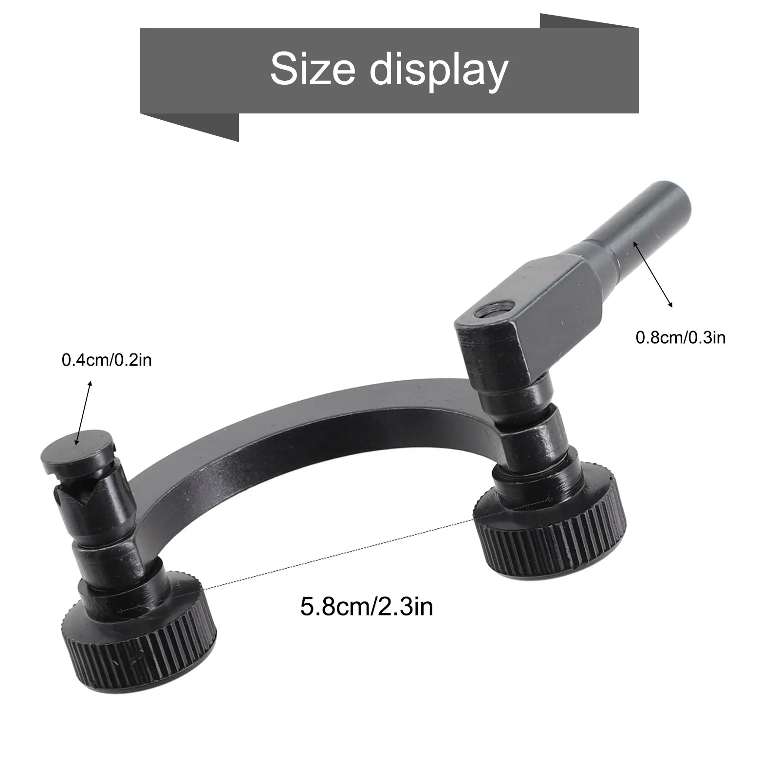 1pc 8mm Half Round Dial Indicator Holder Combination Test Dial Indicator Stand Digital Gauge Extension Rod Versatile Holder