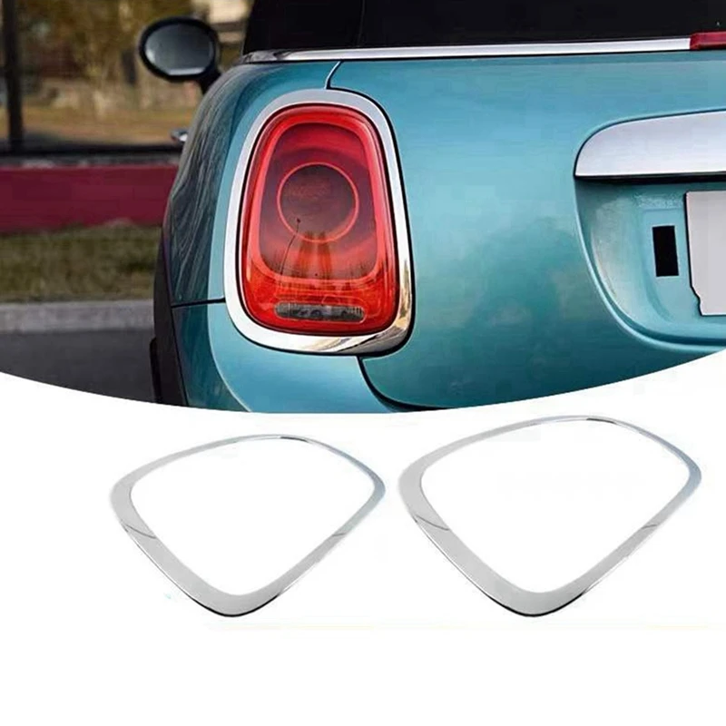 Car Tail Light Trim Ring Chroem 1132296296 51132296297 For Mini Cooper R56 R57 R58 R59 2007-2014 Rear Tail Lamp Frame