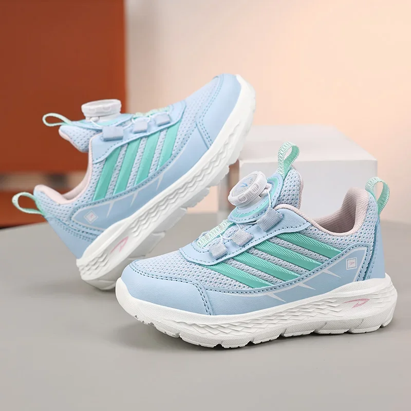

2026 New Children's Running Sneakers Spring Summer Breathable Mesh Platform Sports Shoes for Kids Non-slip Casual Sneakers Girls