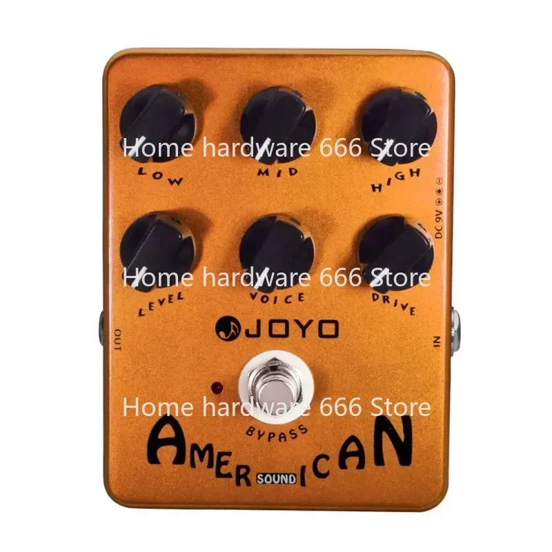 JF-14 American Sound AMP Simulator Pedal of FD 57 Deluxe Amplifier From Clean To Overdrive Sound for Electric Guitar Effect