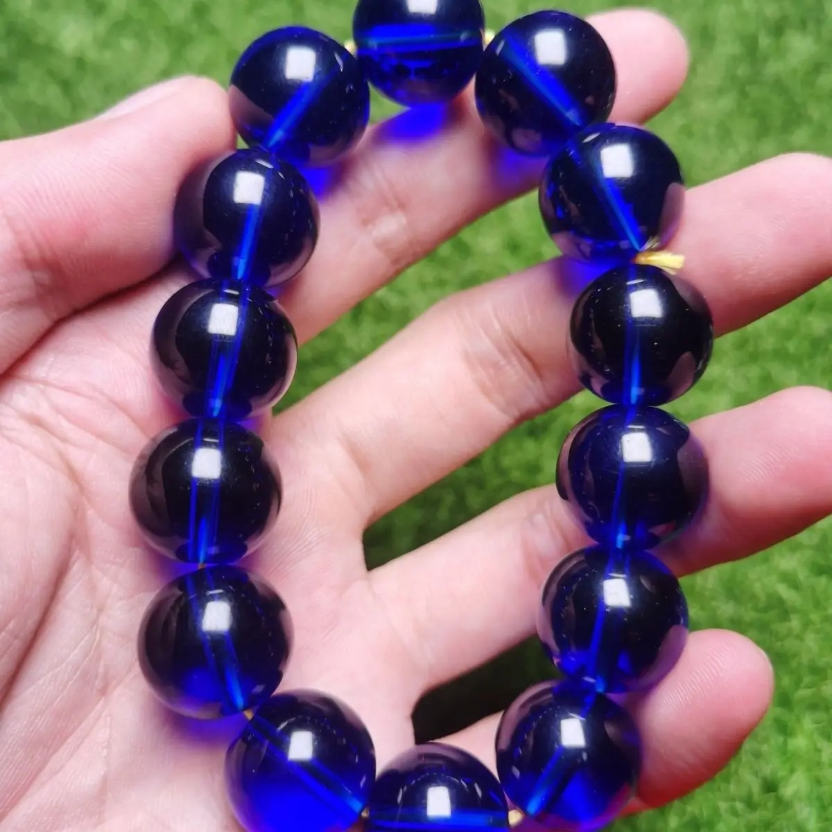 

Hereditary Treasures 10A Колумбийский метеорит Энергетический сапфир Мужские и женские браслеты