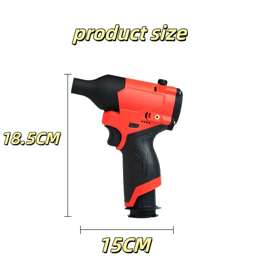 Ventilador de jato sem escova para milwaukee 12v bateria 160000rpm controle violento turbo ventilador espanador de ar elétrico (sem bateria) m12