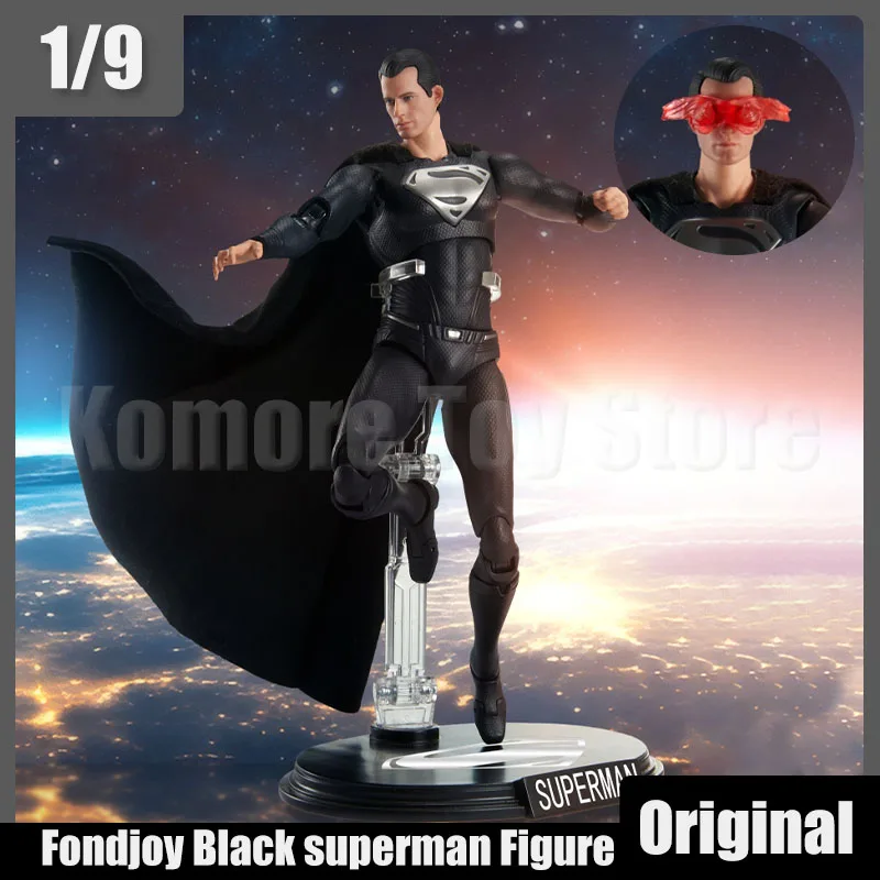 

Коллекция 1/9 года, Оригинальная фигурка Fondjoy Black фигурка Супермена Dc Zack Snyder'S «Лига Справедливости», модель Super Man из ПВХ, подвижные игрушки для кукол