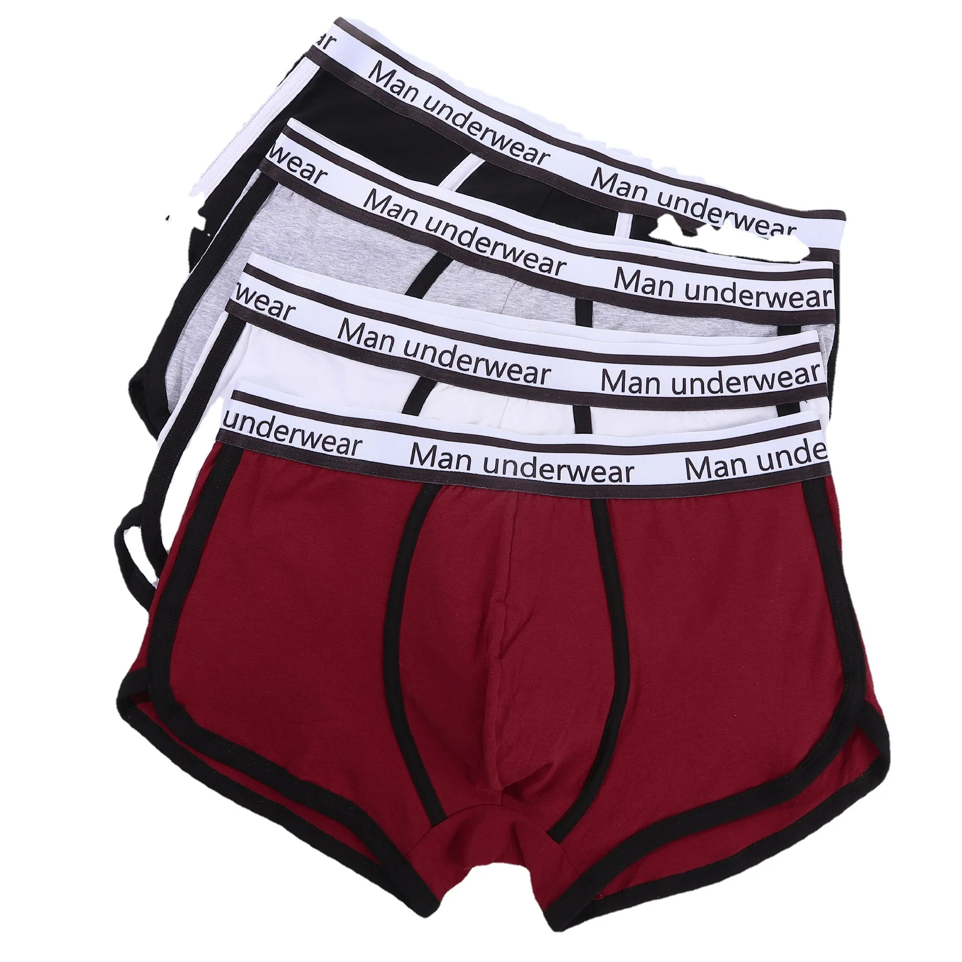 Men\'s Underwear 100% Cotton Boxer Shorts Fashion Casual Boxer Shorts High Quality Sleep Panties Comfortable Breathable Underwear