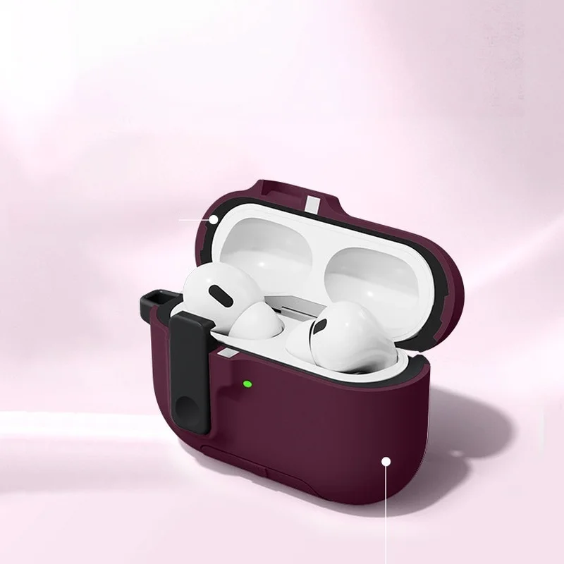 for AirPods 3 Pro 3 Case Magnetic anti drop Headphone Case ﻿【One-click open】for New AirPods Pro 3 Hard Case With Phone Stand