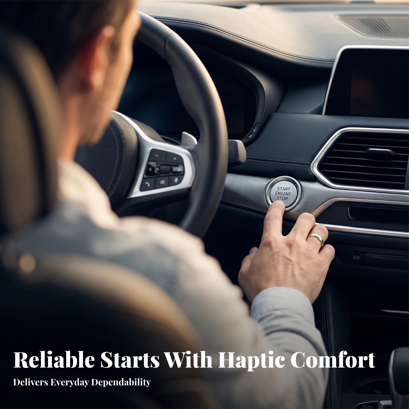 Ignition Start Switch 50A Ignition Start Button Ignition Switch Momentary Heavy Duty for German Luxury Car Brand Owners