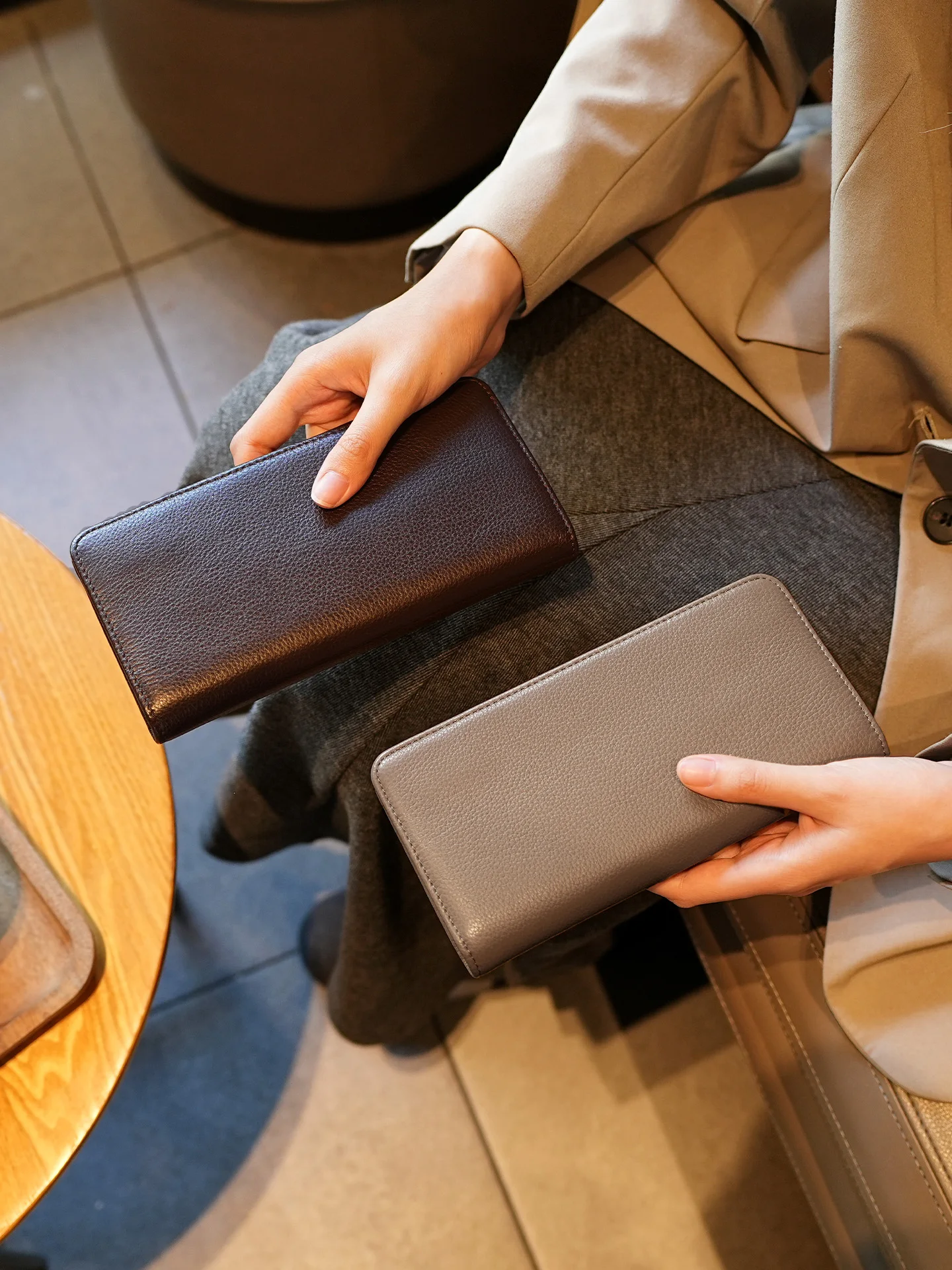 2026-new-long-genuine-leather-wallet-women's-simple-multi-card-slot-card-holder-large-capacity-top-layer-cowhide-money-clip
