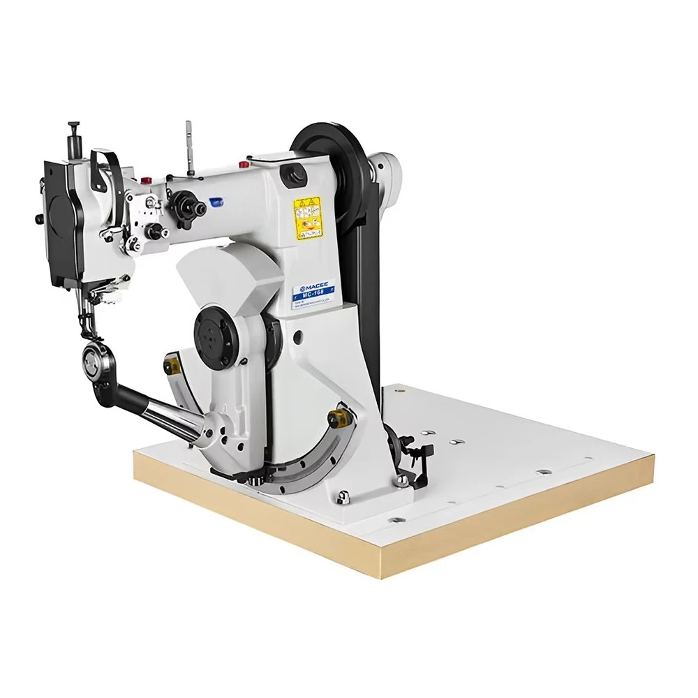 Cylinder Bed Double Thread Seam Shoe Sewing Making Machine