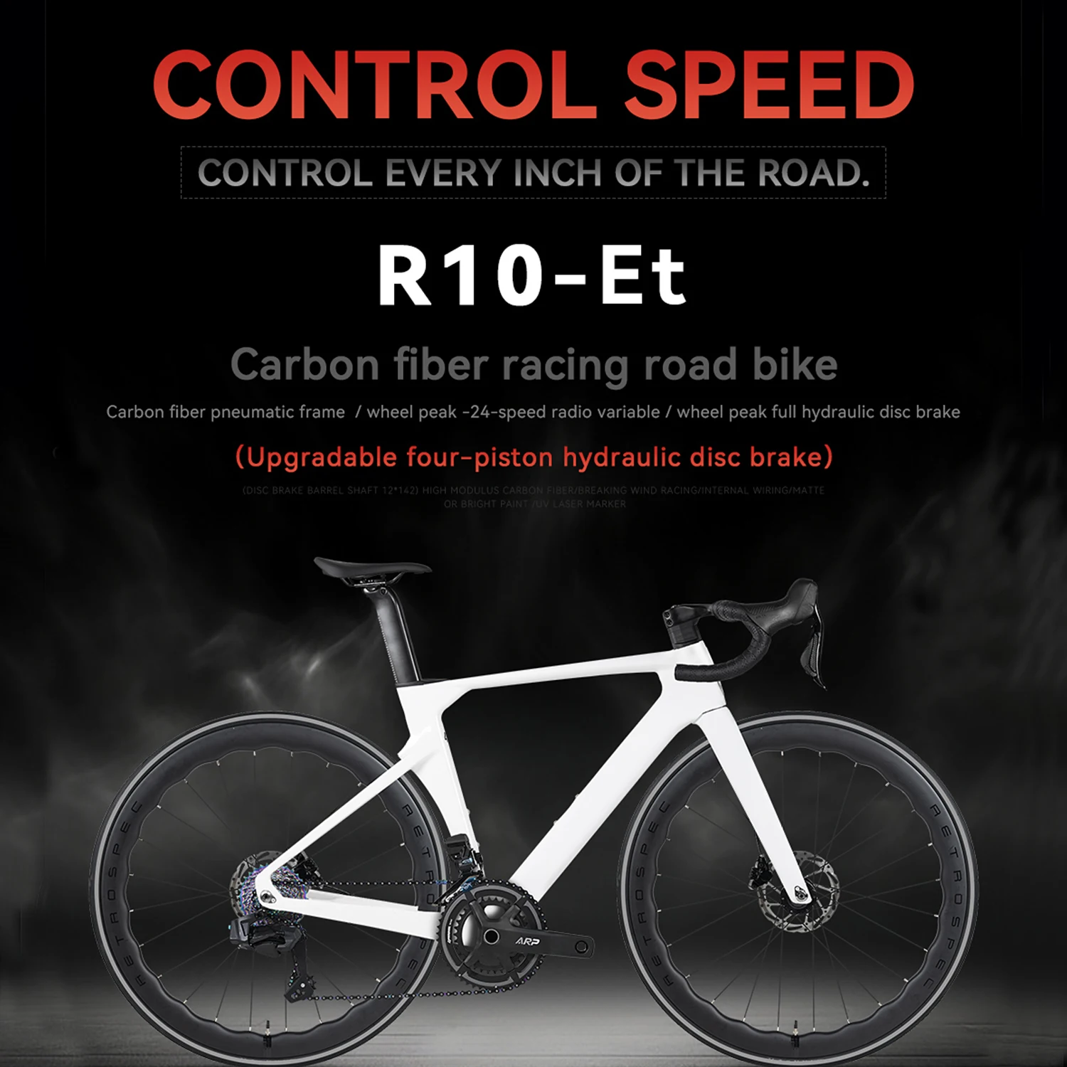 

TWITTER R10Pro ET Full Carbon Bike Wheeltop Wireless 24S Hydraulic Disc Brakes 700C Road Bike Men Woman Adult Bicycle