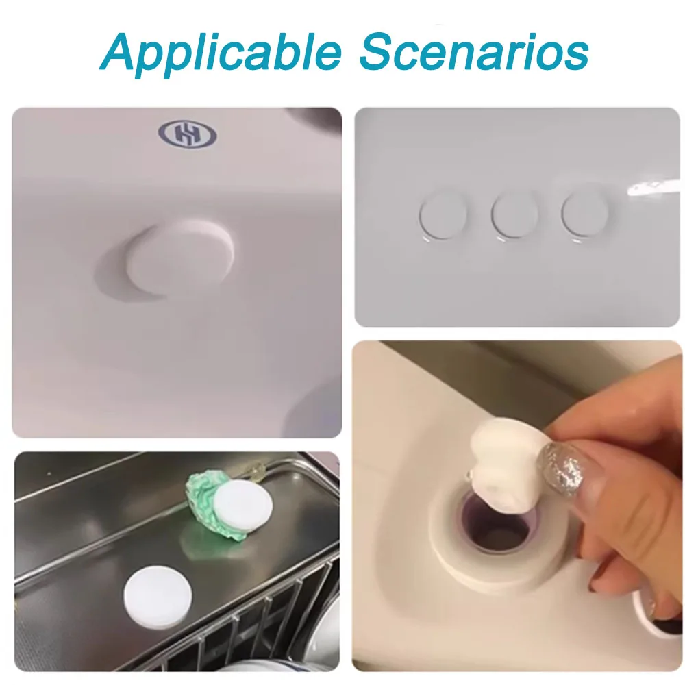 Size 14-91.3m White Silicone Hole Plugs Blanking End Cap Pipe Inserts Bungs Seal Cover T Type Stopper Dustproof Plug Borem