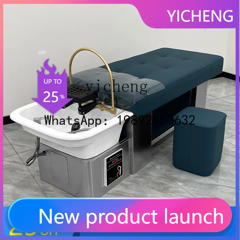 Z2-28   ceramic basin high-end shampoo bed beauty salon constant temperature water circulation fumigation head treatment bed