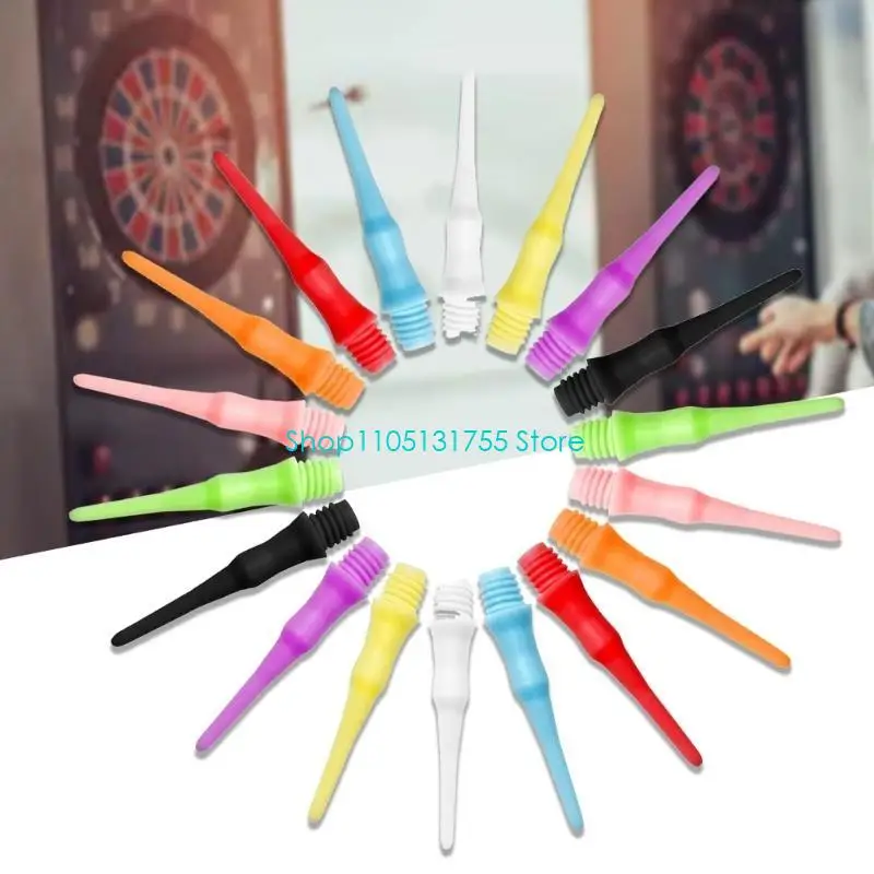 

50Pieces Thread Tips Plastic Tip Points Tips Shaft for Dart Shaft Part Replacement Accessory