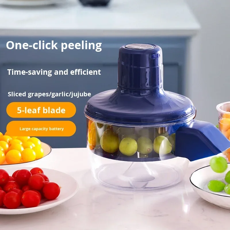 Fully Automatic Electric Fruit Peeler Grape Garlic and Green Skin Smart Home Commercial USB Powered Magic Tool