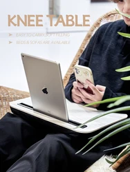 Portable Laptop Desk Suitable For Bed Sofa And Carpet Tablet/Drawing Board/Laptop Stand In Black And White Colors