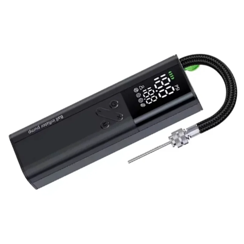 مضخة إطارات السيارة ذات سلك طاقة ممتد 20 رطل لكل بوصة مربعة، ضاغط هواء كهربائي لكرة السلة والمركبات