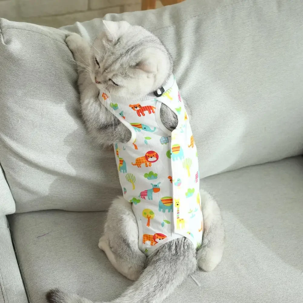 Pet Surgery Recovery Suit  Comfortable   Pet Postpartum Clothes Professional Pet Cat Surgery Shirt