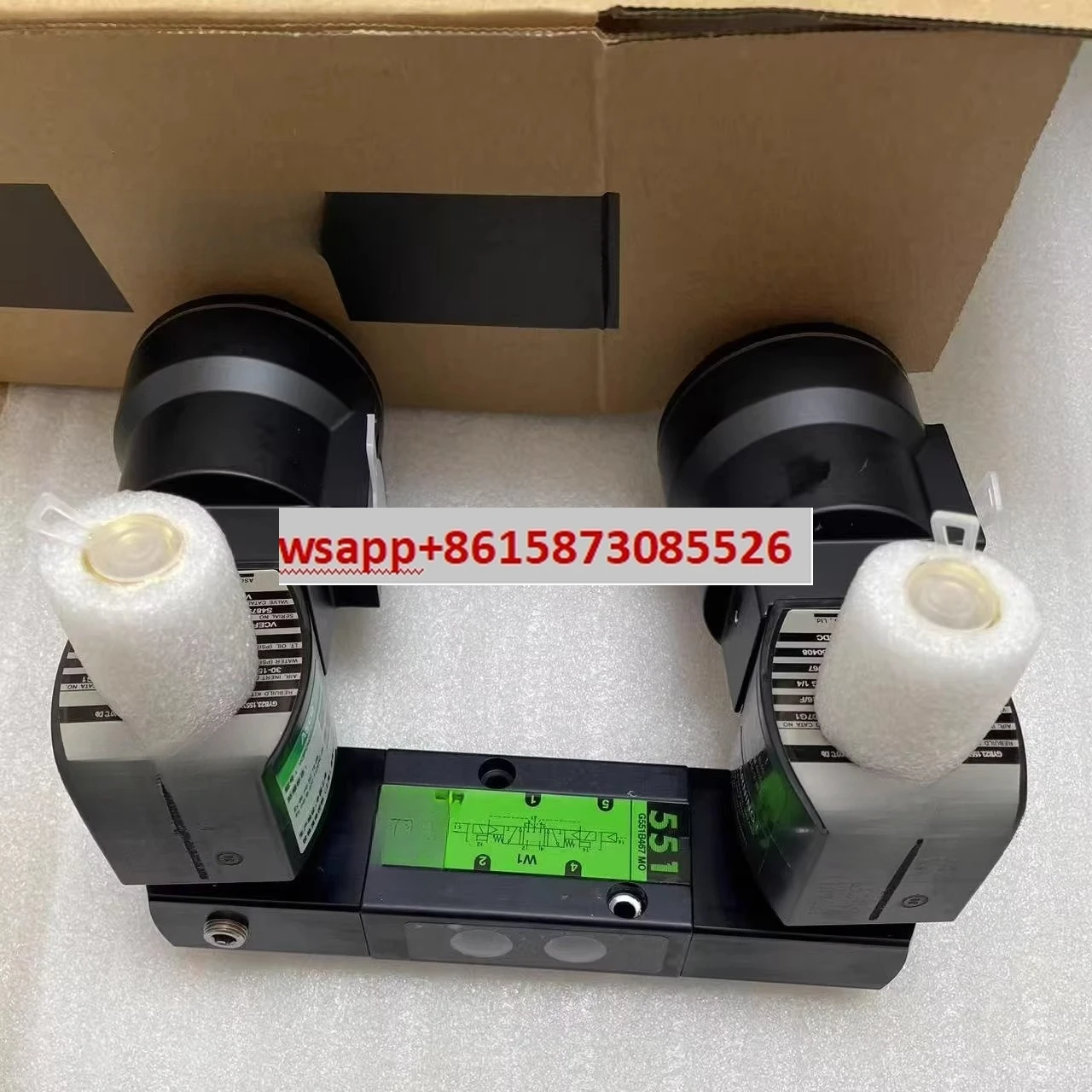 

VCEFCMG551H467MO 24DC, трехпозиционный пятиходовой взрывозащищенный электромагнитный клапан, резьба G1/4