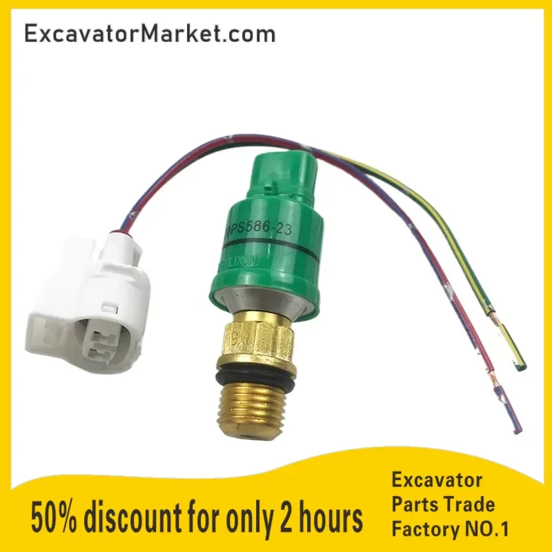 For Hitachi Zax Ex 60 120 200 220 300-2-3-5 Distributor Pressure Switch Sensor Excavator Accessories