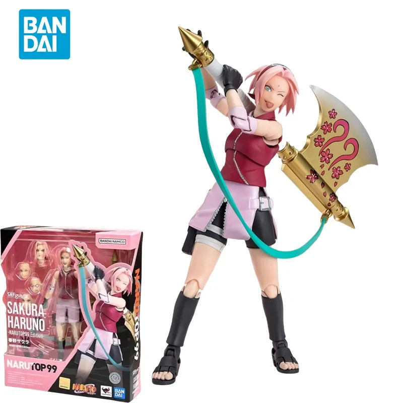 

Фигурки героев аниме Bandai, фигурки героев аниме Наруто, TOP99, Haruno Sakura, игрушки для детей, подарок, Коллекционная модель, украшения, куклы