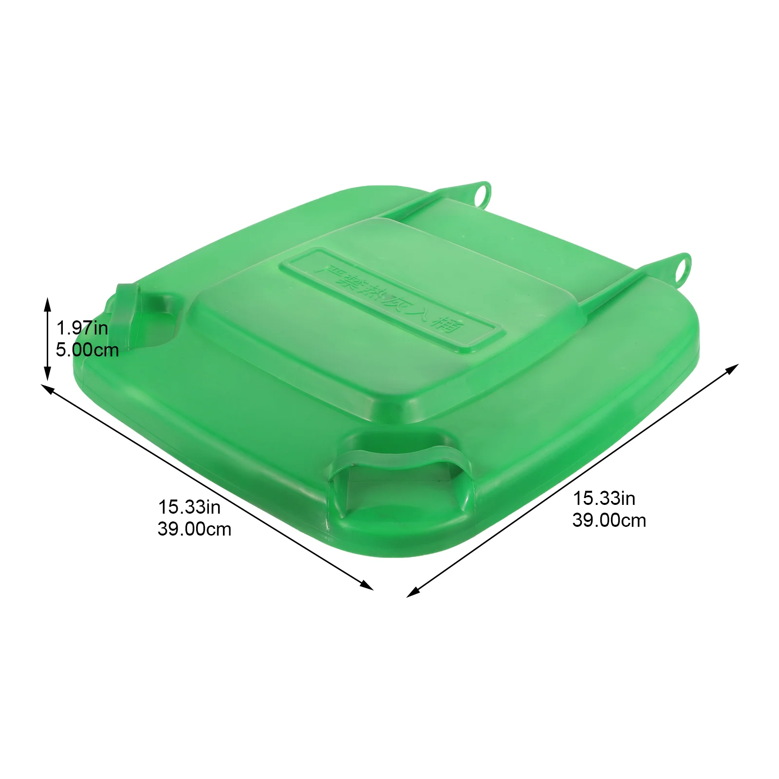 Trash Can Lid Simple Design Replacement Garbage Part Cover Sanitation Large Waste Bin Plastic