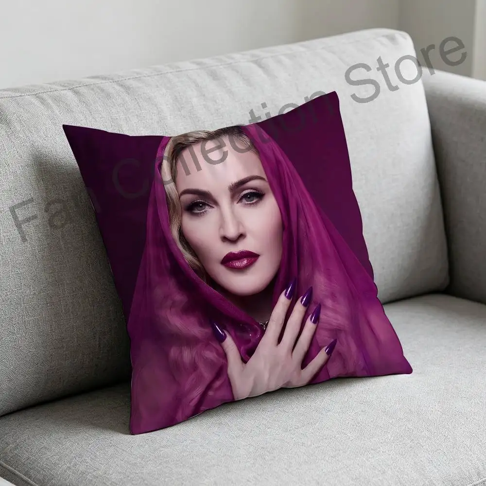 Confessions M-MadonnaS Singer Pillow Case For Sofa Decor Car Office Room Printing Cushion Cover Decorations and Protector