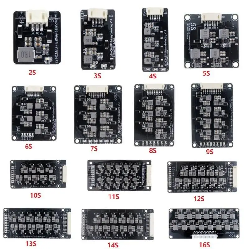 Wholesale 1.2A 2S-17S High Current Equalizer Module Li-Ion Lifepo4 Lithium Battery Active Balancer Energy Transfer Bms