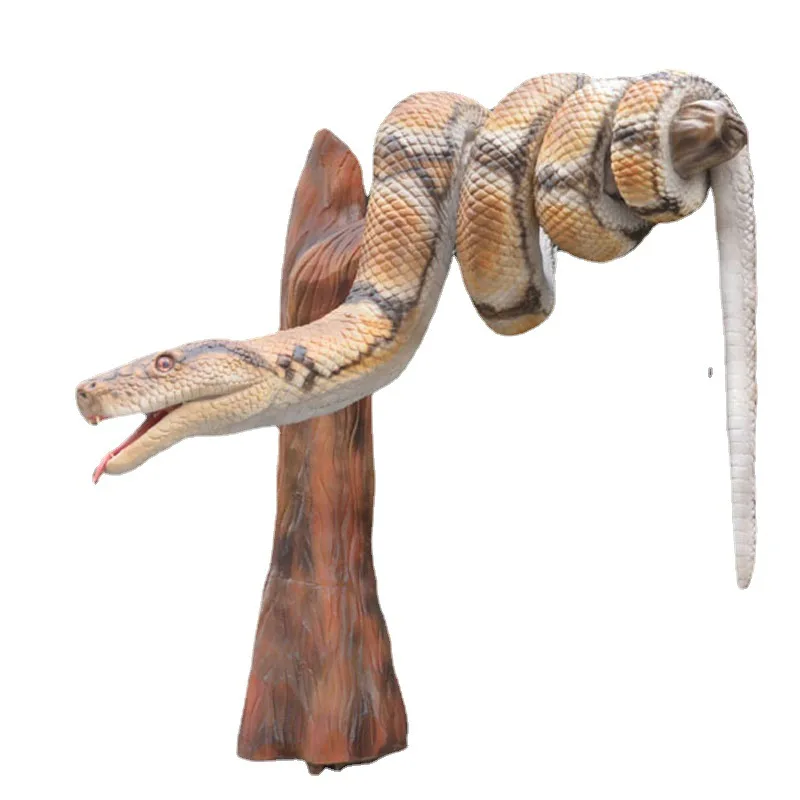 Simulation Dynamic Snake Large Simulation Dinosaur Animal Model