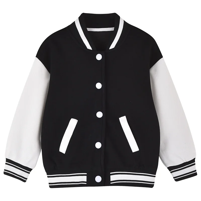 Veste unisexe personnalisée Style Baseball, veste d'université personnalisée avec nom et numéro de lettres pour garçon ou fille