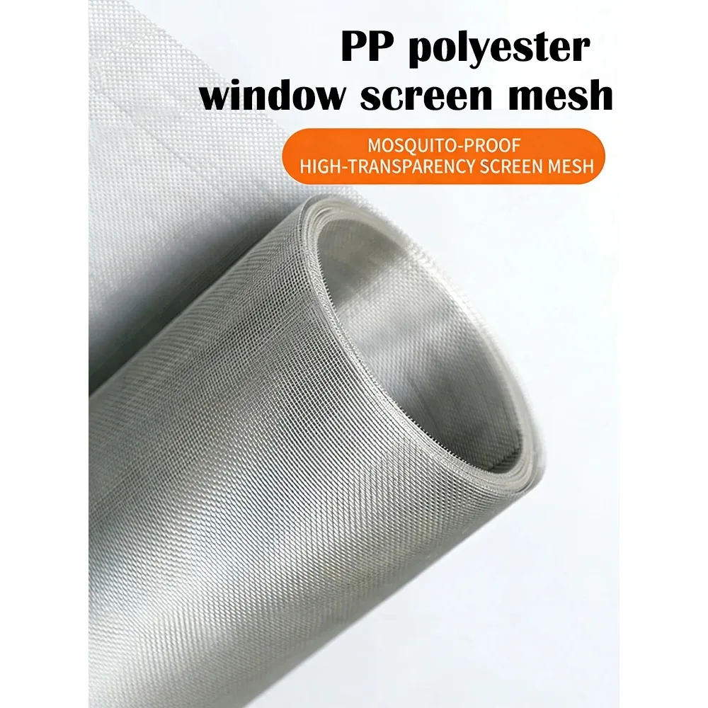 Suitable for Home and Office Gray Mosquito-proof Window Screen, Summer-specific Mosquito-proof Window Mesh, Insect Protection