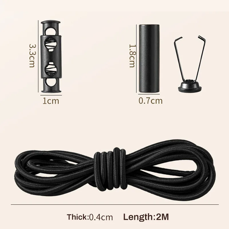 10pcs Strong Elastic Band Sweatpants Waist Drawstring Strap With Threading Device Cord Lock Stopper DlY Sewing Band Accessories