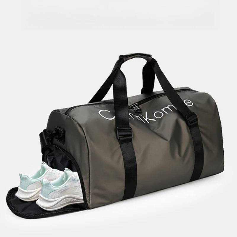 Large Capacity Gym Duffle for Men & Women – Waterproof Sports Bag with Dry/Wet Separation & Dedicated Shoe Box