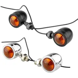 Motorcycle Turn Indicator 2pcs Mini Round Running Lights For Motorcycle Turn Daytime Motorcycle Running Lights For Rear And Head