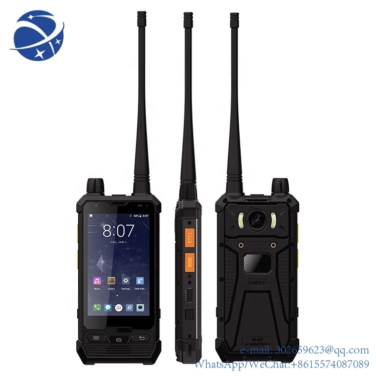 yyhc High end VHF UHF 4 Inch IPS Screen Uniwa zello real tassta PTT P2 Rugged Mobile Phone With Walkie Talkie