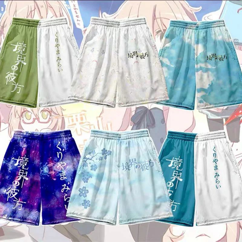 

Beyond the Boundary Japan Anime 3d Print Board Shorts Trunks Cosplay Summer Quick Dry Beach Men Women Short Pant Trouser Bottoms