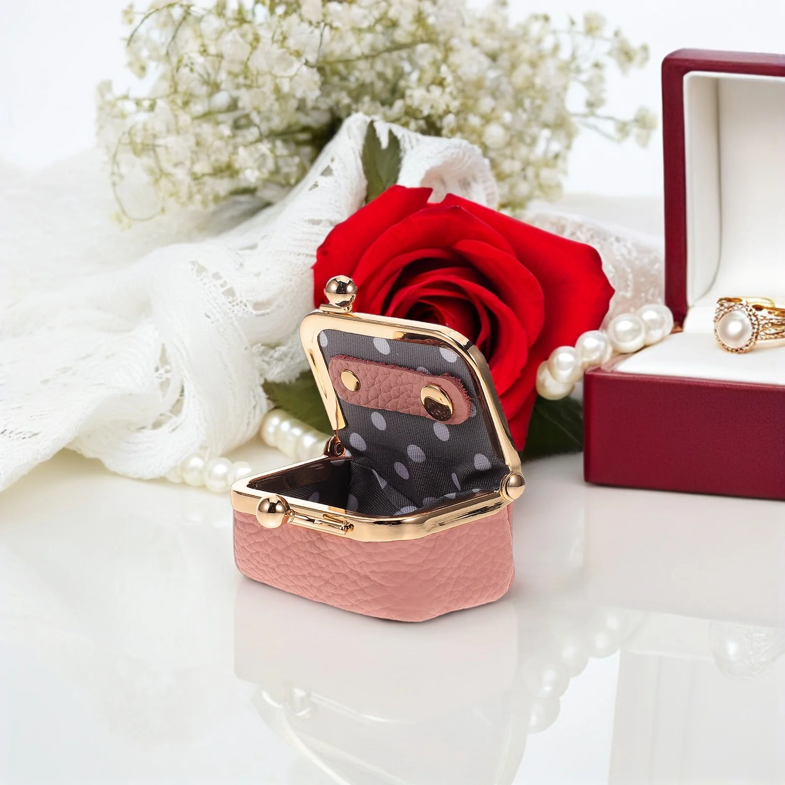 Multifunctional Jewelry Box Compact Durable Storage Earrings Rings Necklace Travel Organizer Decorative Solution