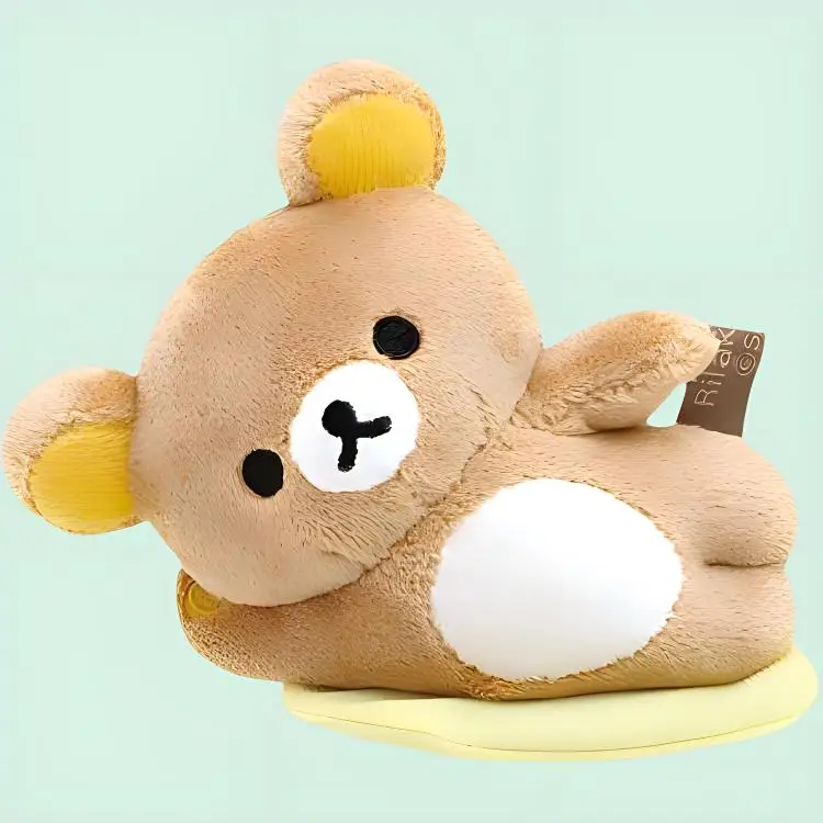 SAN X Rilakkuma Magnetic Shoulder Strap Cute Dolls Plush Doll 9cm Height MO85901