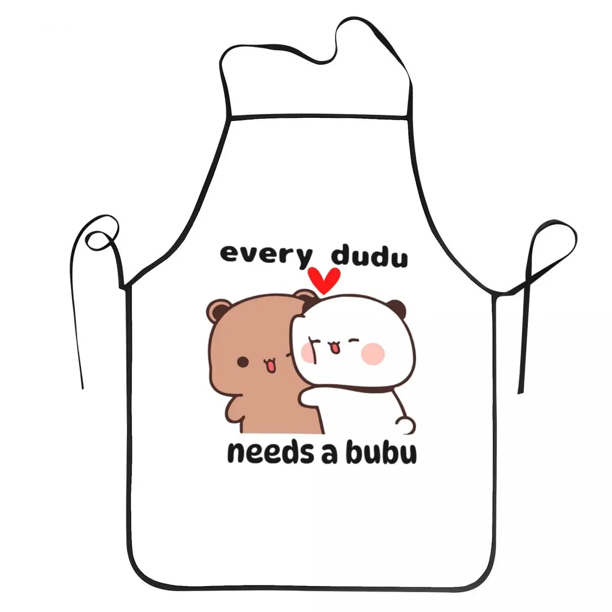 Every Dudu Needs A Bubu Aprons Chef Cuisine Tablier Waterproof Bib Kitchen Cleaning Pinafore for Women Men Painting
