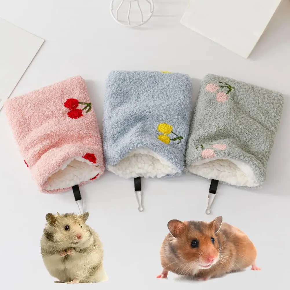 Cozy  Hamster Nest Comfortable Sugar Glider Hamster Nest Strong Load-bearing Breathable Hamster Sleep Pouch Pet Cage