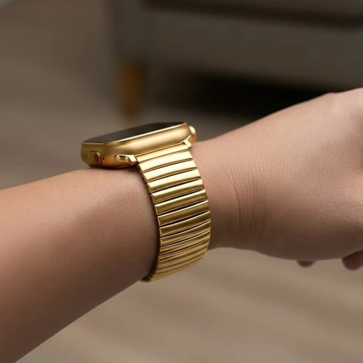 Elastic Stainless Bands for Apple Watch 38/40/41/S10-42/44/45/46/49mm Luxury Business Strap for Iwatch Ultra Series11 10987Se3