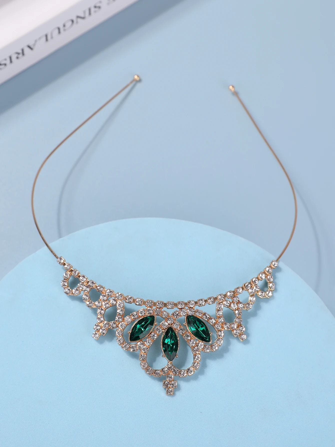 Frozen Princess Strass Krone Kopfschmuck Kinder Haarband Mädchen Aisha Stirnband Haarschmuck – Detail 12