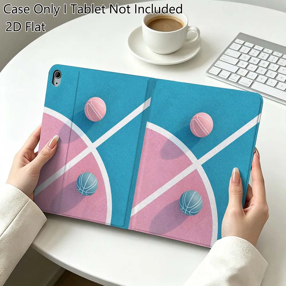 

Badminton Tennis Art Popular Gift For iPad Pro Air Mini 2 3 4 5 6 7 6th 7th 10th 11th 10.2 9.7 10.5 11 Foldable Tablet Case