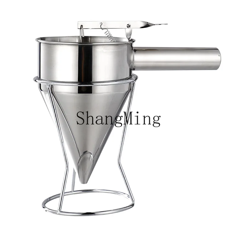 

PYH stainless steel funnel with rack conical funnel batter funnel controllable octopus ball tool set