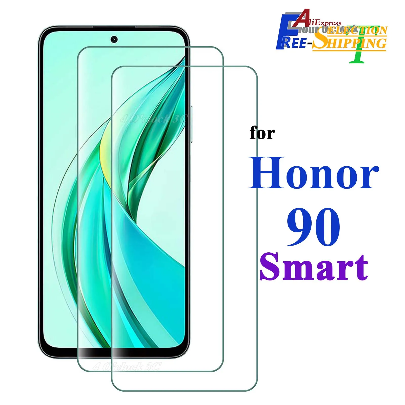 For Honor 90 Smart 6.8 inch Screen Protector Tempered Glass Crystal Mica 9H HD Clear Transparent Anti Scratch