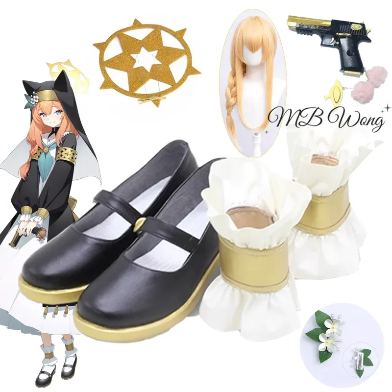 

Игра Синий Архив Iochi Mari Косплей Реквизит Головные Уборы Halo Парик Аниме Милая Девушка Ролевые Игры Хэллоуин Карнавал Вечеринка Рождественский Реквизит