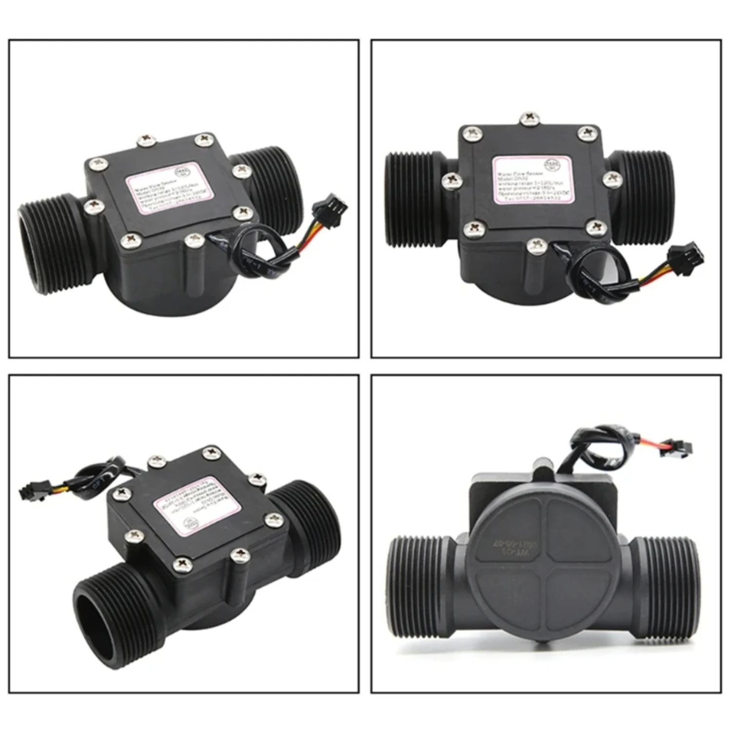 DN32 Water Flow Meter Flowmeter External Thread, Water Flow Effect