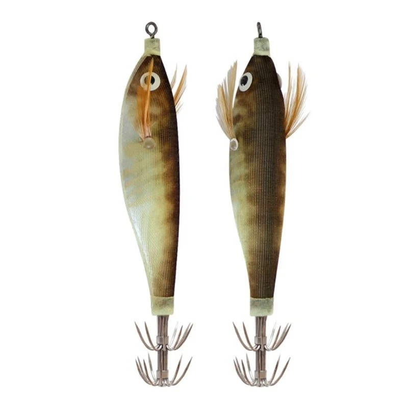 

Squid Cuttlefish Sleeve Hook Jigs Lures Artificial Shrimp Baits Cuttlefish Sleeve Squid Jigs Baits Easy to Use